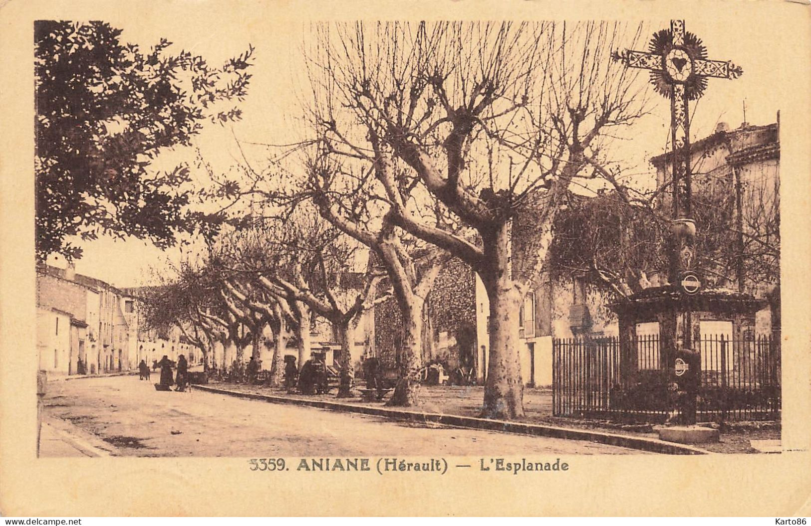 Aniane * Rue Et L'esplanade - Aniane