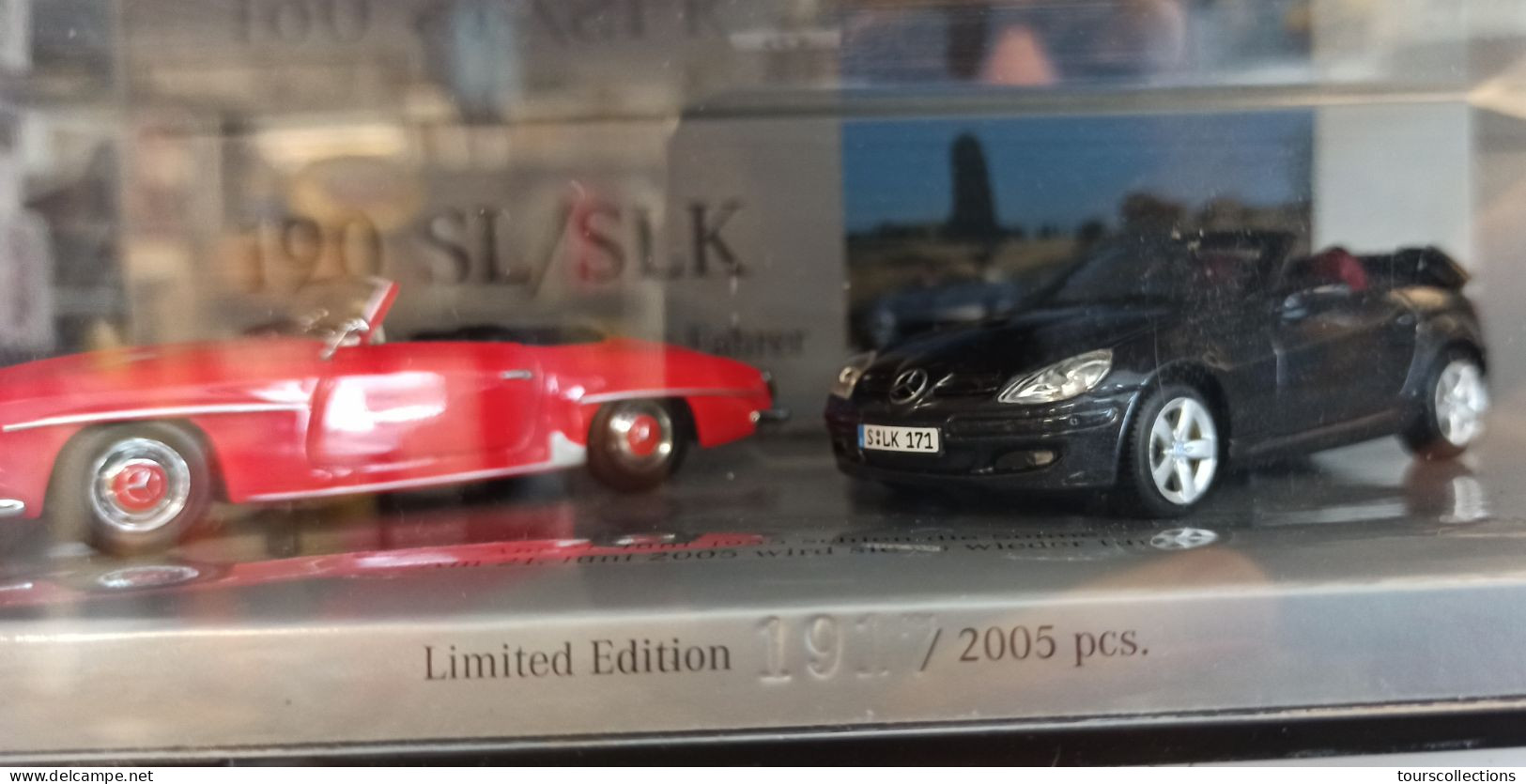 1/43 MINICHAMPS - MERCEDES Coffret Duo 190 SL / SLK @ Ref B6 696 2224 History Set Limited Edition 2005 Pcs - Minichamps