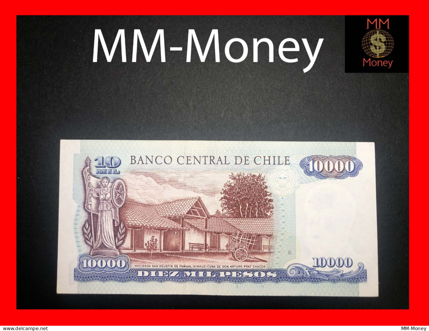 CHILE  10.000   10000 Pesos  2004  P. 157   AU - Cile