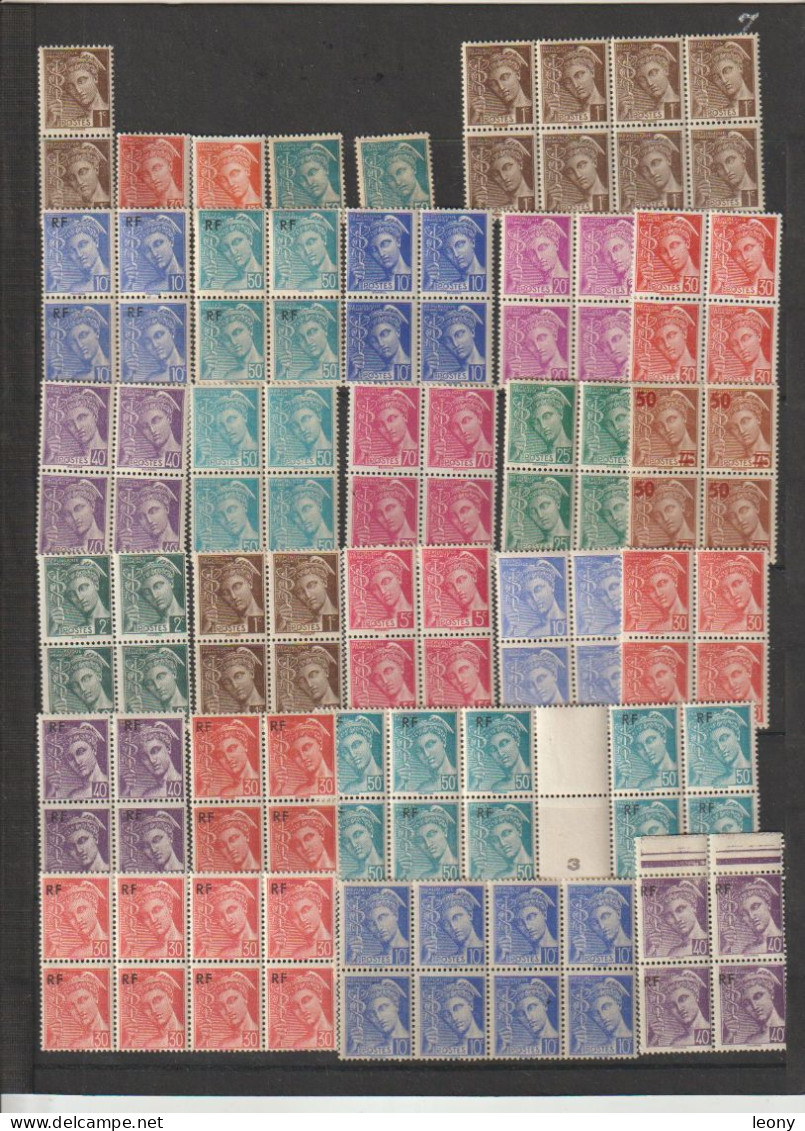 TIMBRES  DIVERS   De  FRANCE   " Type  MERCURE    "  NEUFS** - Vrac (max 999 Timbres)