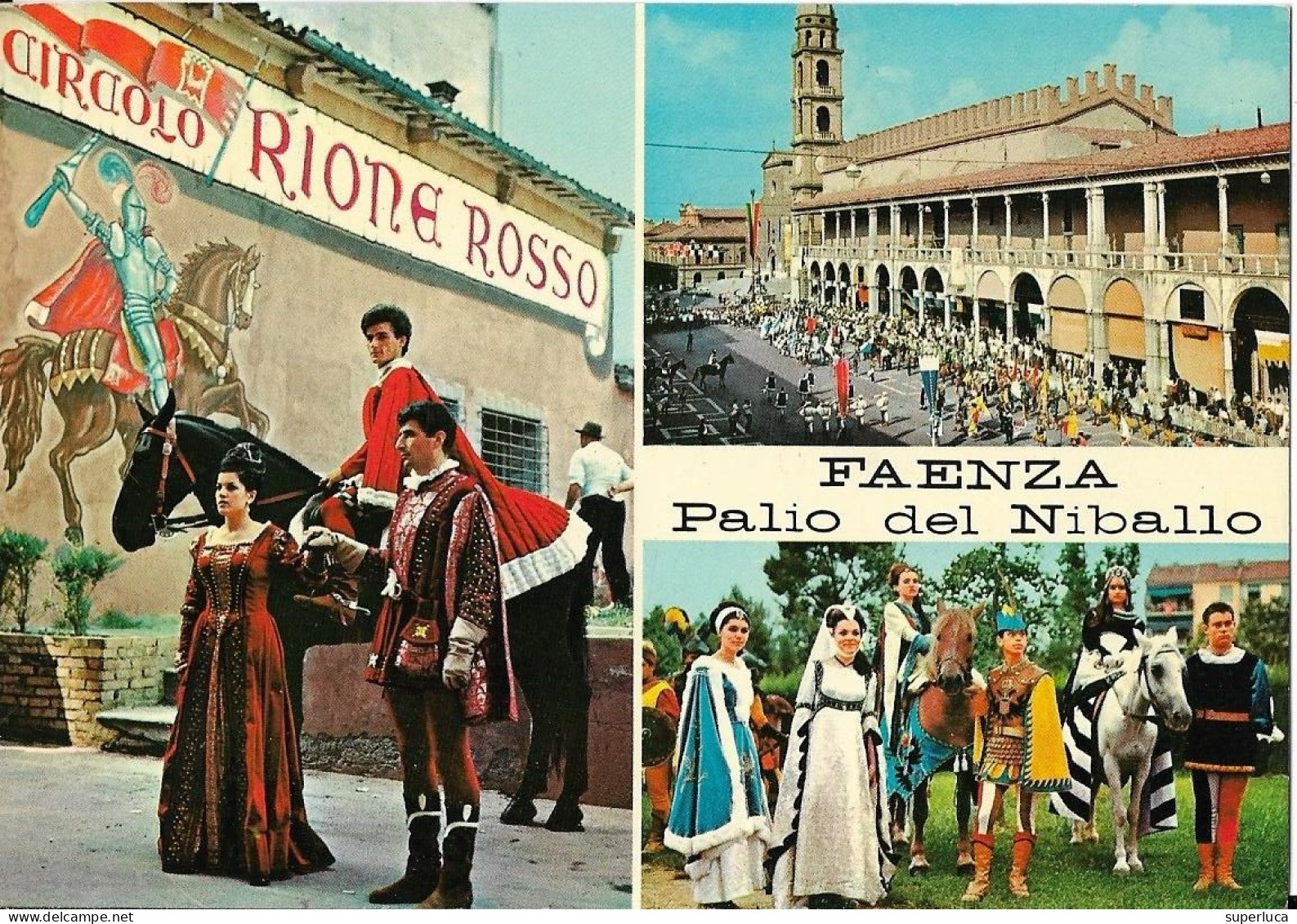 2-FAENZA-PALIO DEL NIBALLO-VEDUTINE(CIRCOLO RIONE ROSSO) - Faenza