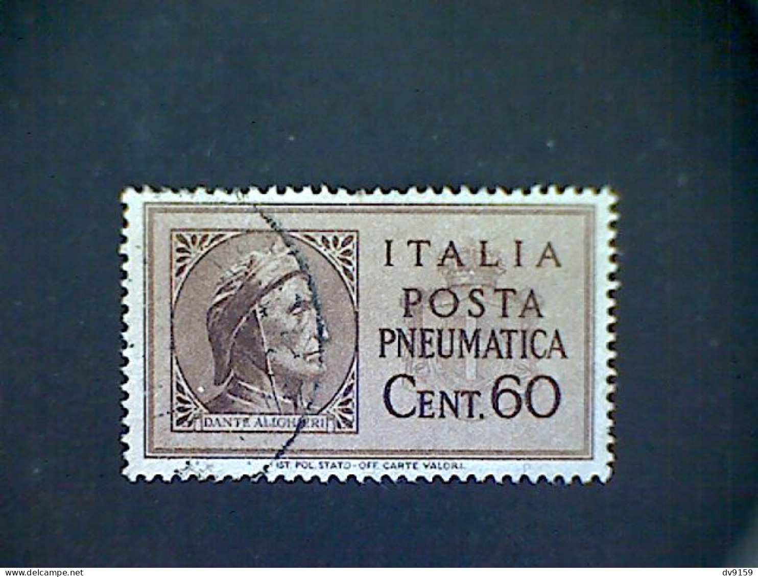 Italy, Scott #D17, Used(o), 1945, Posta Pneumatica, 60c, Dull Brown - Used