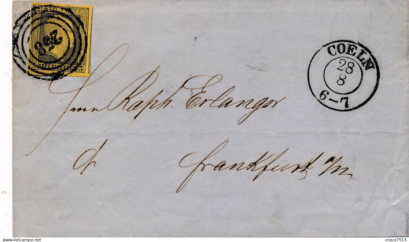 1854 LSC 3 Sgr TTB. - Lettres & Documents