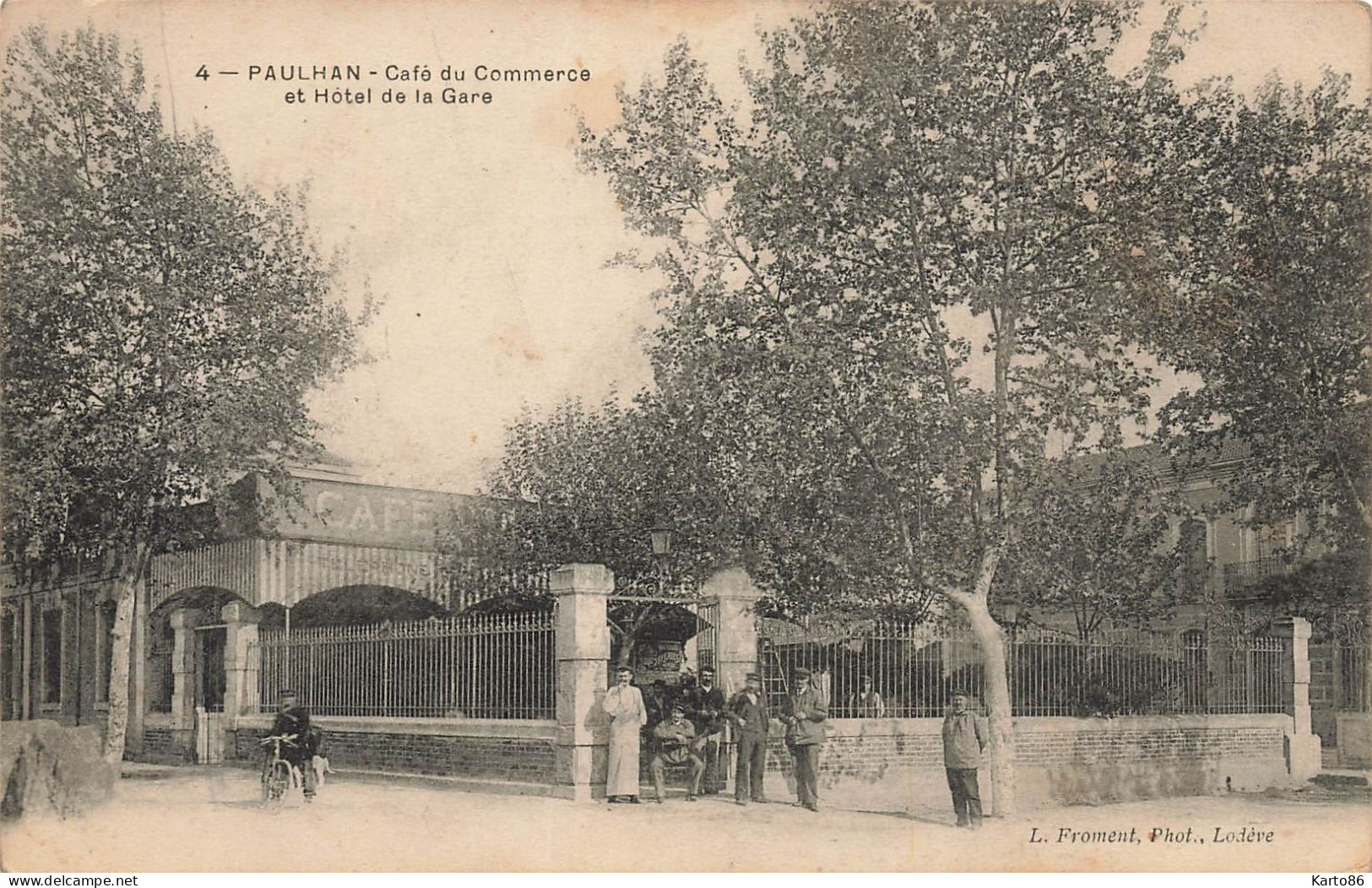Paulhan * Café Du Commerce Et Hôtel De La Gare - Paulhan