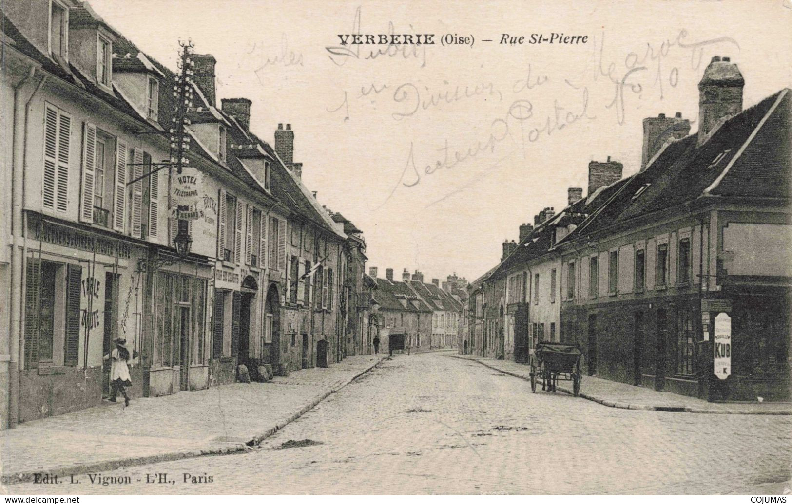 60 - VERBERIE - S12575 - Rue St Pierre - Hôtel Thenard - Bouillon Kub - L17 - Verberie