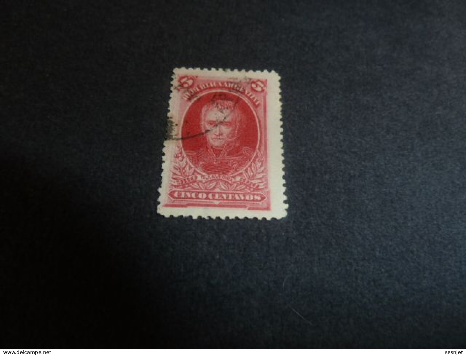 Republica Argentina - Saavedra - Cinco Centavos - Yt 153 - Rouge Carminé - Oblitéré - Année 1908 - - Used Stamps