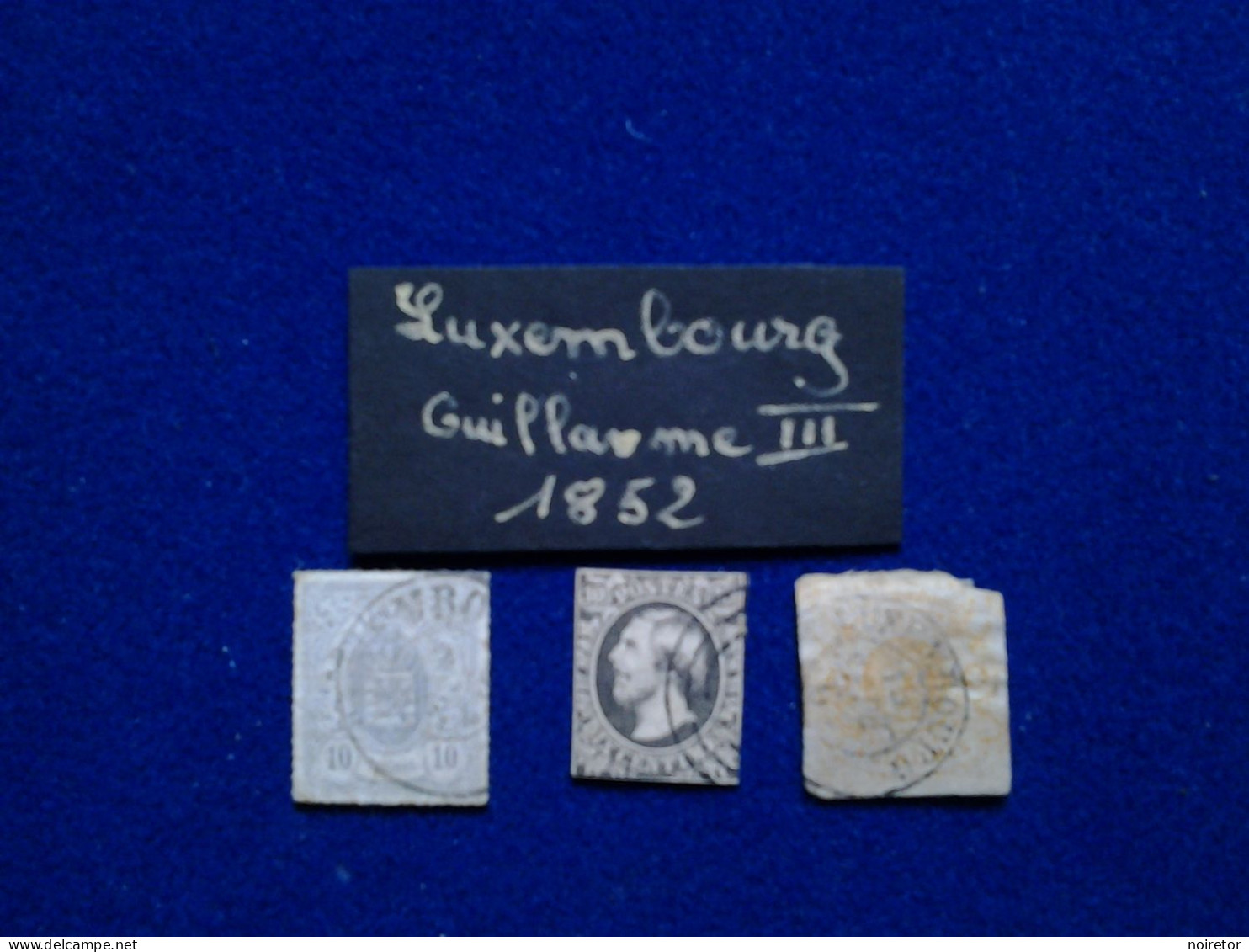 LUXEMBOURG 1852 ET ARMOIRIES - 1852 Guglielmo III