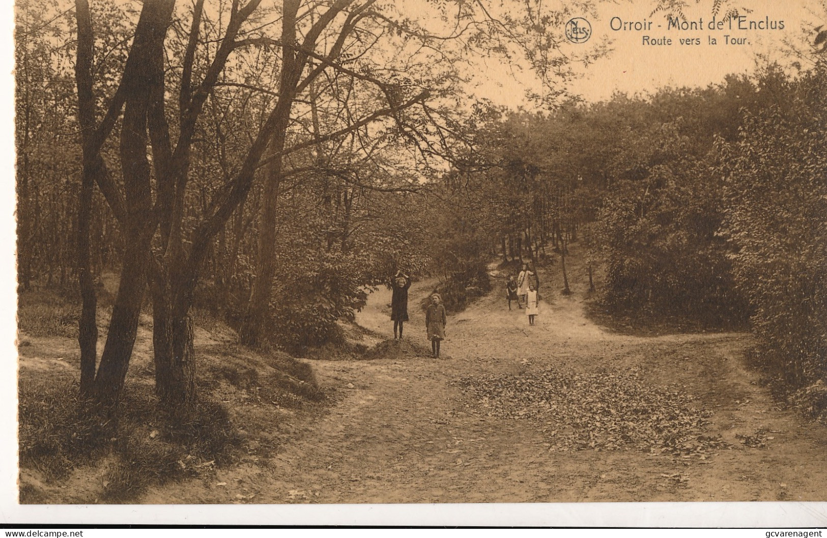 ORROIR MONT DE L'ENCLUS  - ROUTE VERS LA TOUR     2 SCANS - Kluisbergen