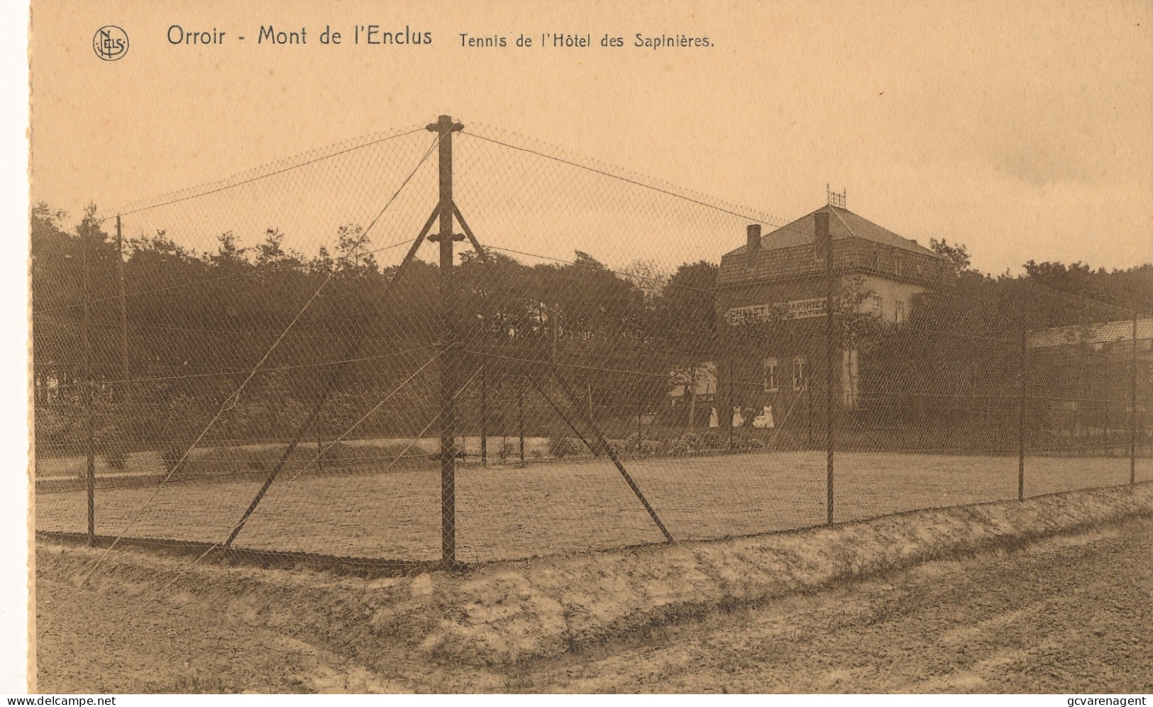 ORROIR MONT DE L'ENCLUS  - TENNIS DE L'HOTEL DES SAPINIERES     2 SCANS - Kluisbergen