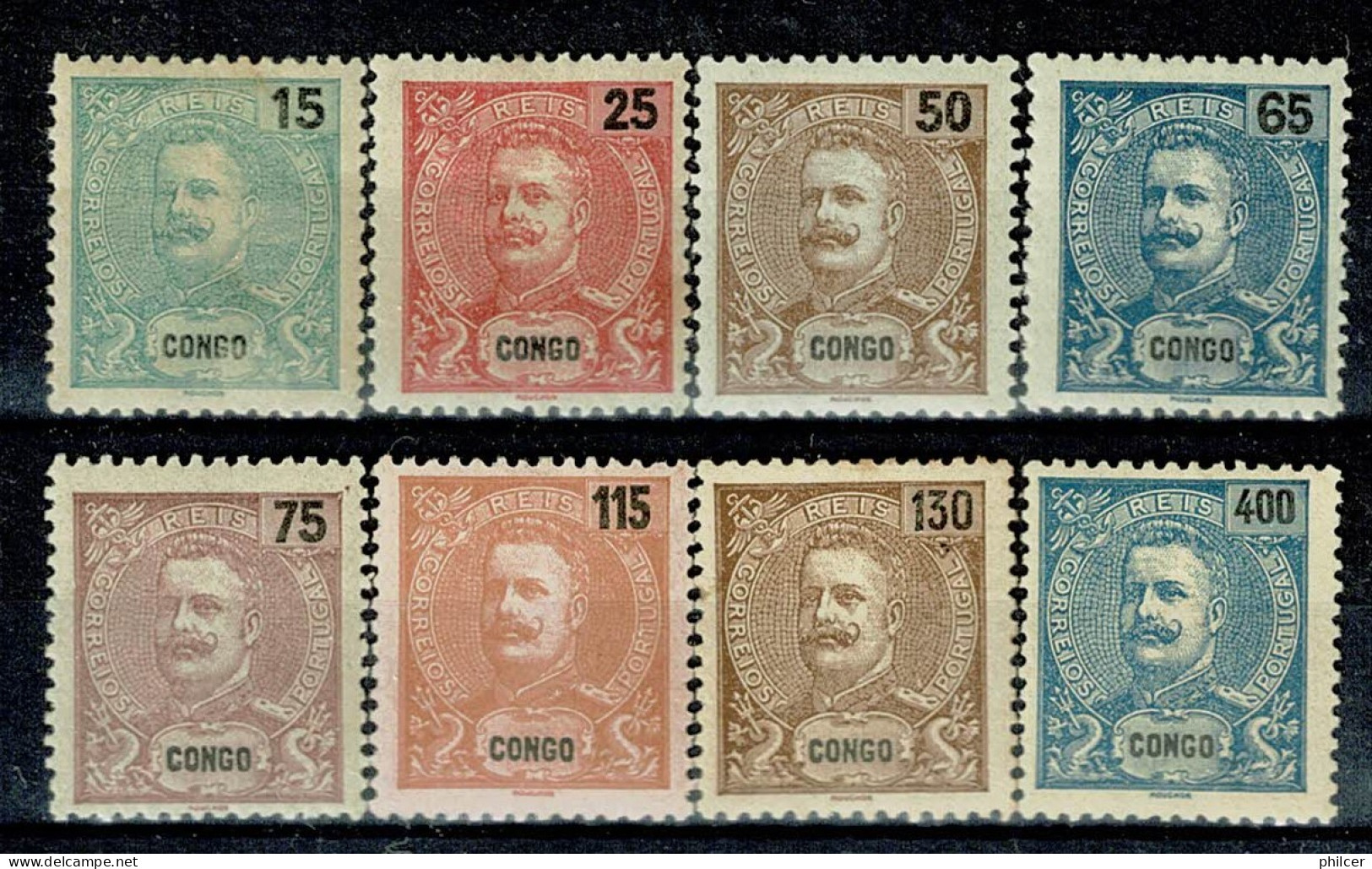 Congo, 1903, # 46/53, MH - Congo Portuguesa