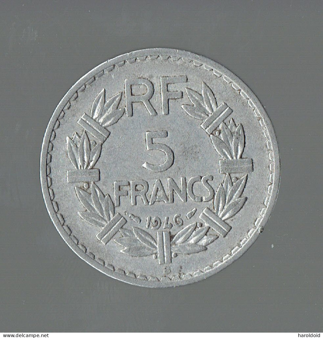 LAVRILLIER 5 F ALU 1946B TTB - 5 Francs