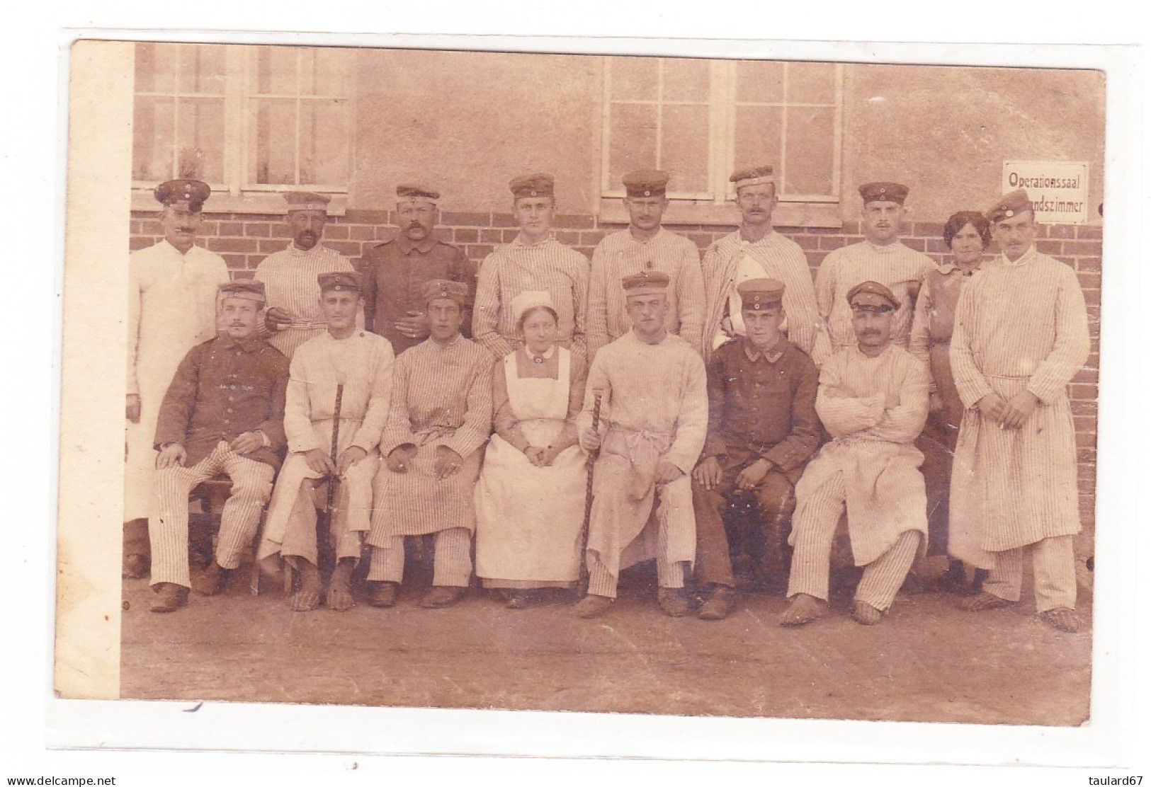 Strausberg Militaires Blessés Convalescents 1916 Lazarett - Strausberg