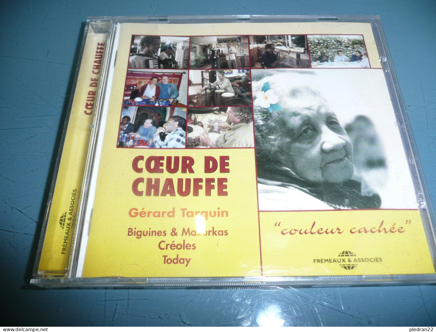 DISQUE CD GERARD TARQUIN COEUR DE CHAUFFE BIGUINES & MAZURKAS CREOLES TODAY COULEURS CACHEE 2005 - Wereldmuziek