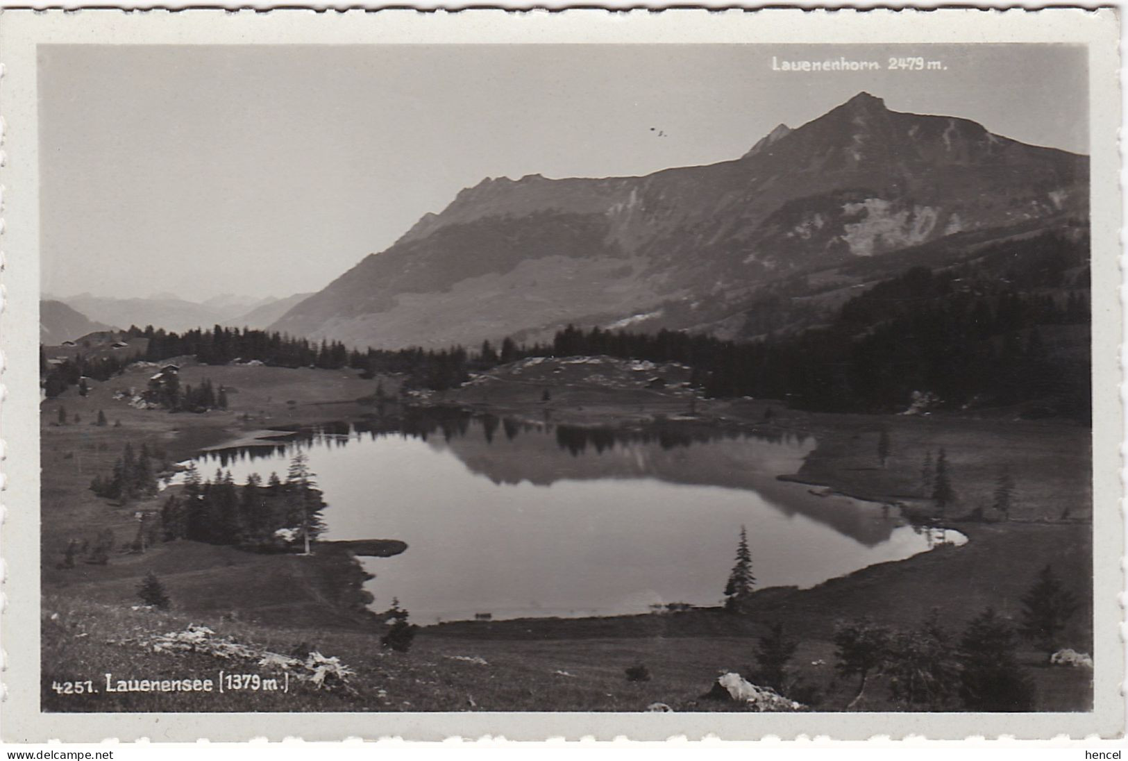 LAUENEN. Lac De LAUENENSEE - Lauenen