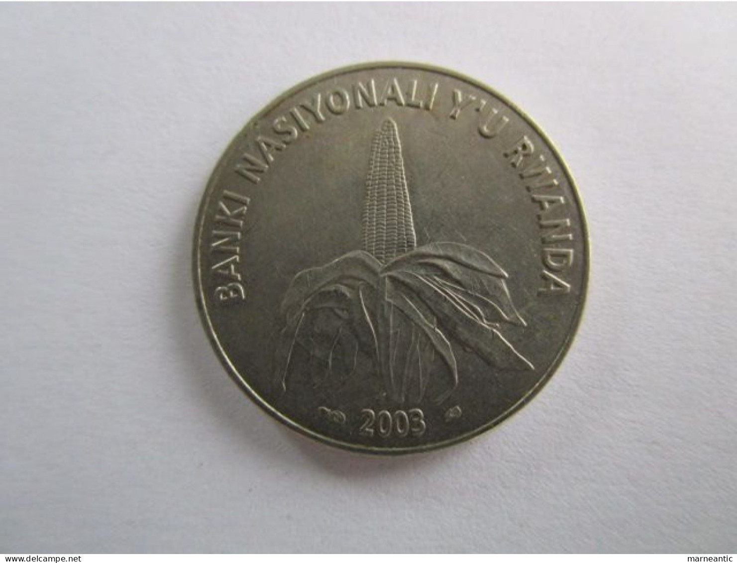 RWANDA: Pièce 50 Francs 2003 - Rwanda