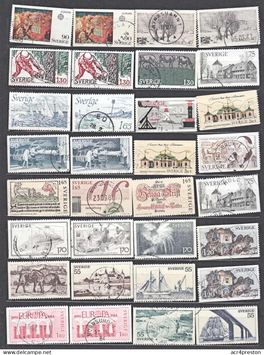 J0051 SWEDEN, Lot Of 600+ Fine Used Stamps - Sammlungen