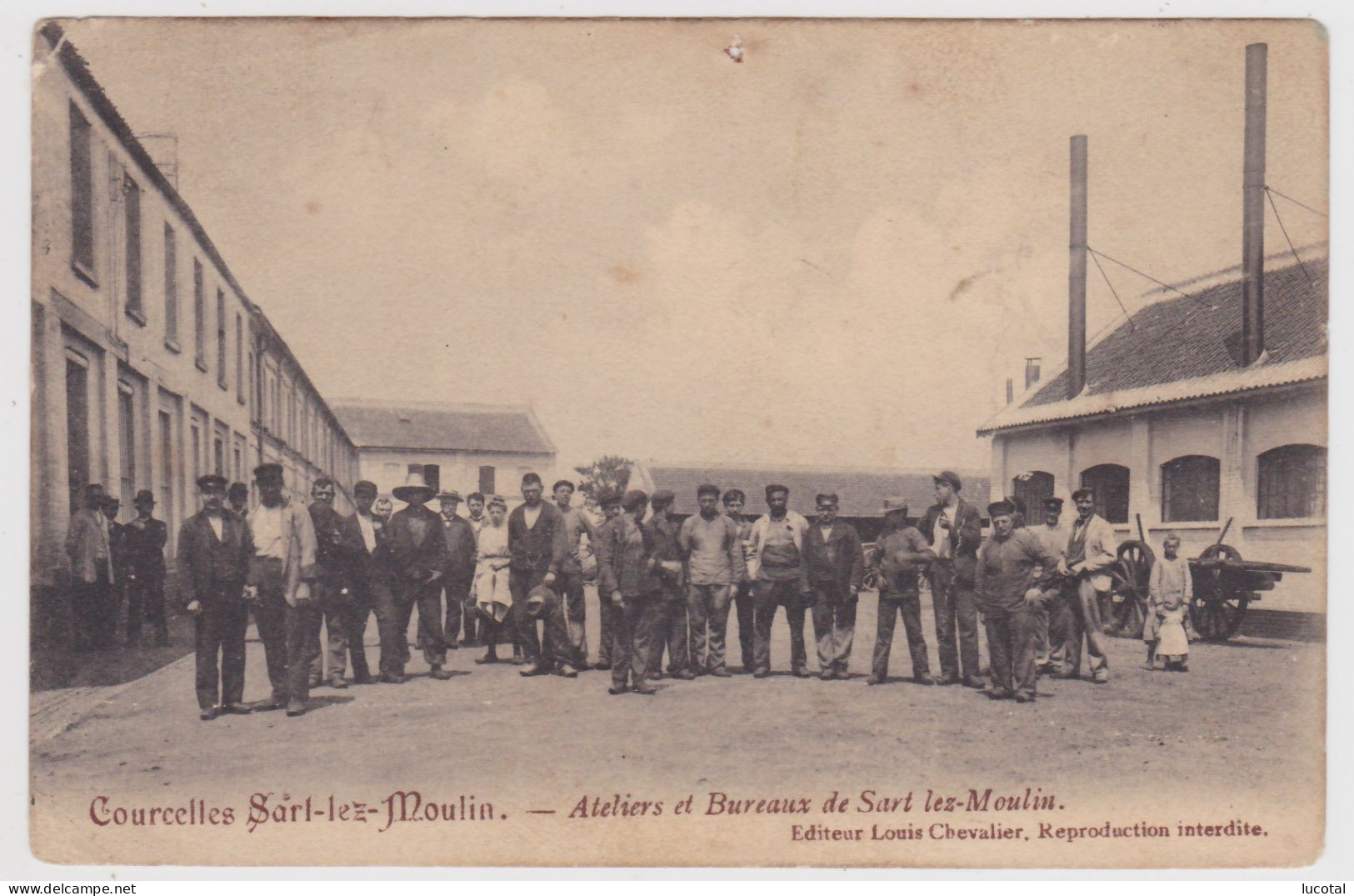 Courcelles - Sart Lez Moulin - Ateliers Et Bureaux De Sart Lez Moulin - Edit. Louis Chevalier - Courcelles