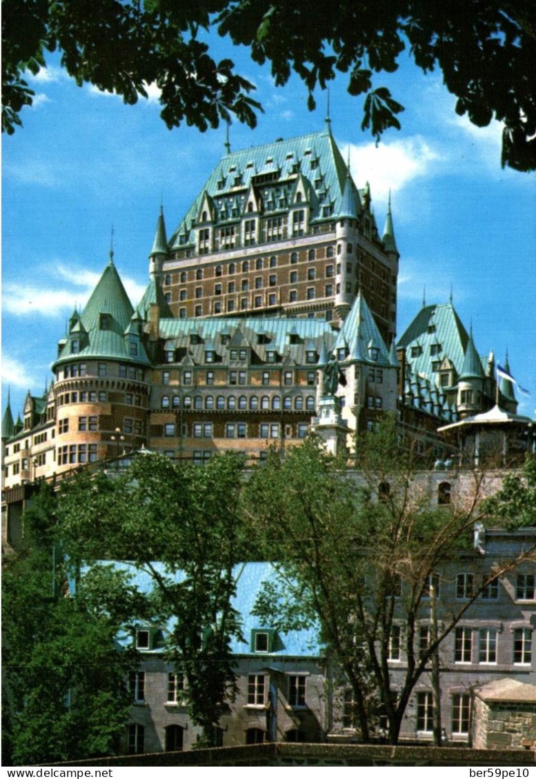 CANADA QUEBEC LE CHATEAU FRONTENAC VU DU PARC MONTMORENCY - Québec - Château Frontenac