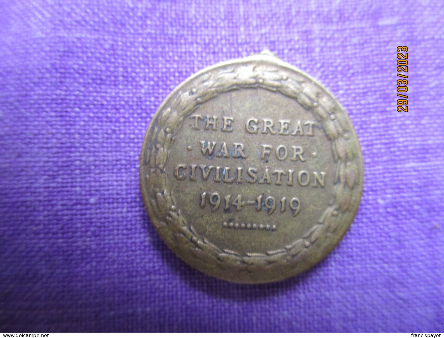 USA: Mini Medal The Great War For Civilisation 1914 - 1919 - Royal / Of Nobility