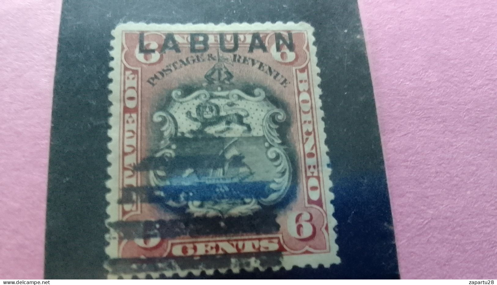 MALEZYA-LABUAN-1894     6C       USED - Fédération De Malaya