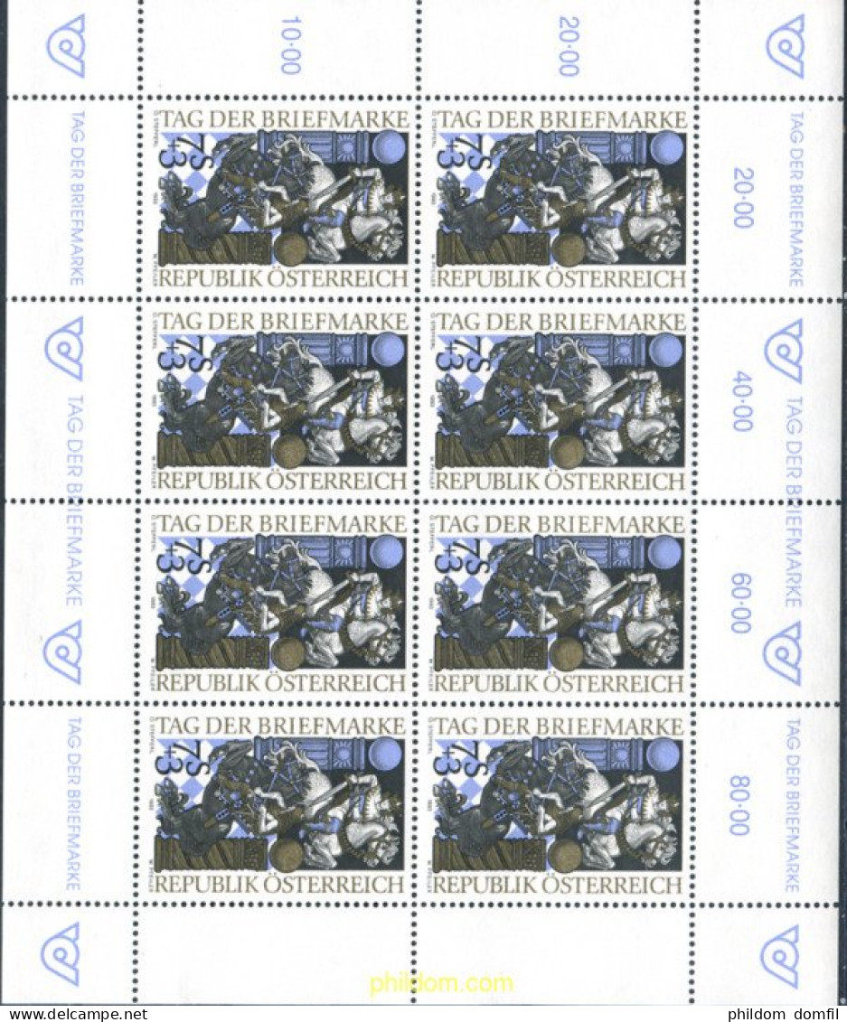 147569 MNH AUSTRIA 1993 DIA DEL SELLO - Chevaux