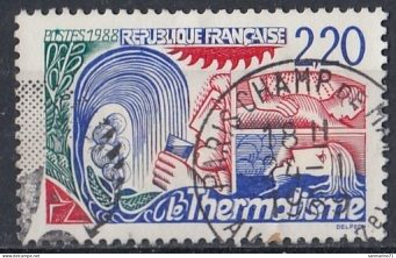 FRANCE 2691,used - Termalismo