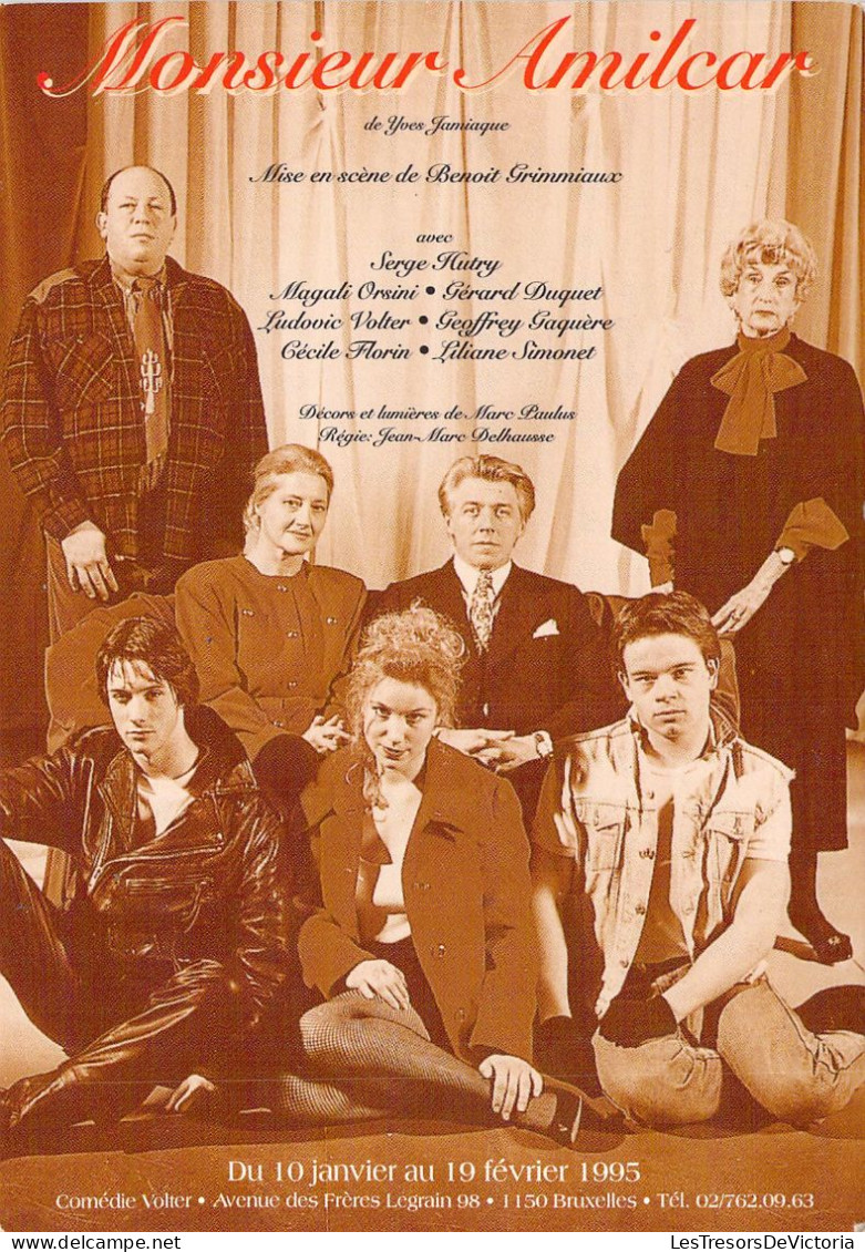 Artiste - Carte Postale Moderne - Pièce De Théâtre Monsieur Amilcar - Serge Kutry - Magali Orsini - Artistes