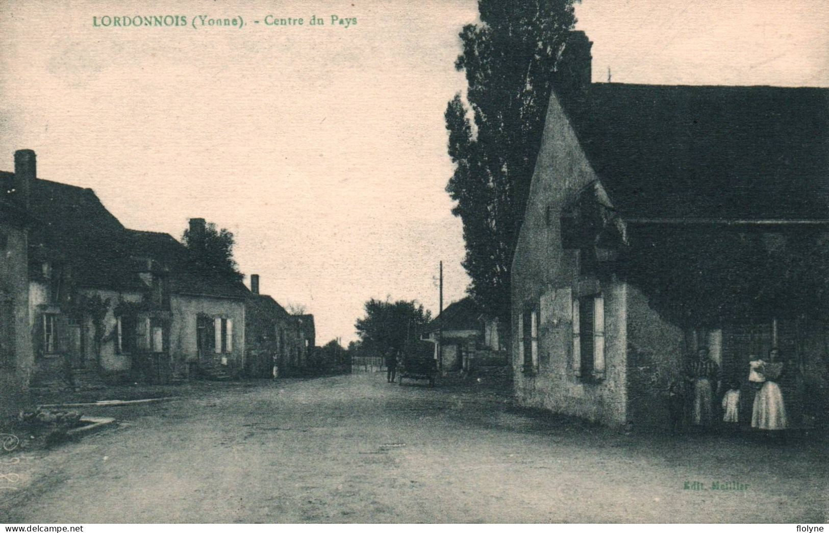 Ligny Le Châtel - Lordonnois - La Rue Principale - Centre Du Pays - Ligny Le Chatel