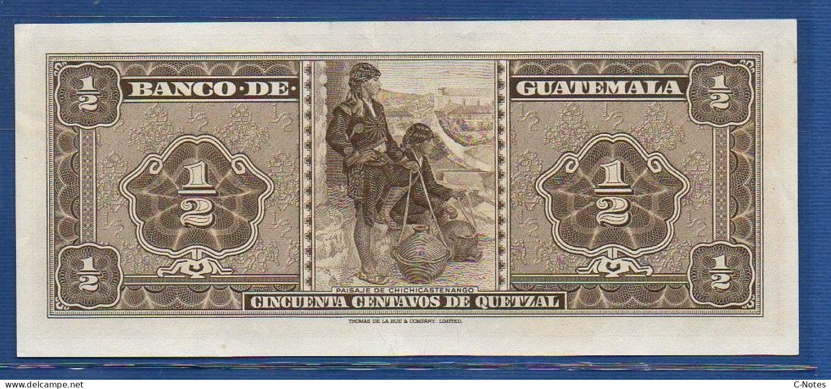 GUATEMALA - P. 51a -  50 Centavos De Quetzal 08-01-1964 XF/aUNC, Serie N3759440 - Guatemala