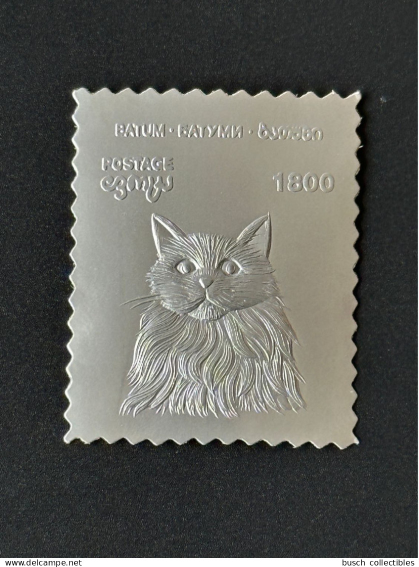 Batum Georgie Georgia Private Issue Katze Cat Chat Animal Tier Silver Argent Silber - Gatos Domésticos