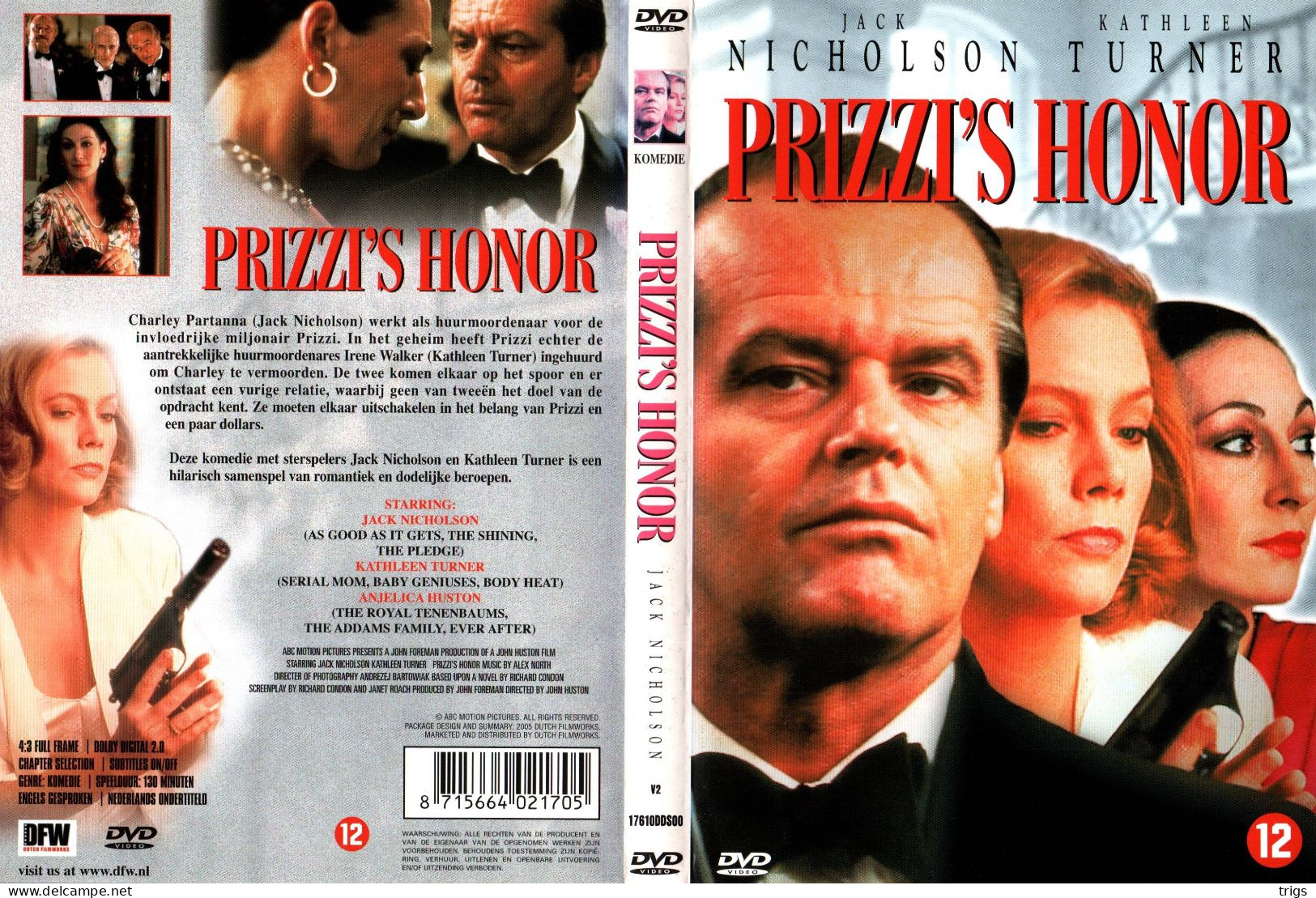 DVD - Prizzi's Honor - Komedie