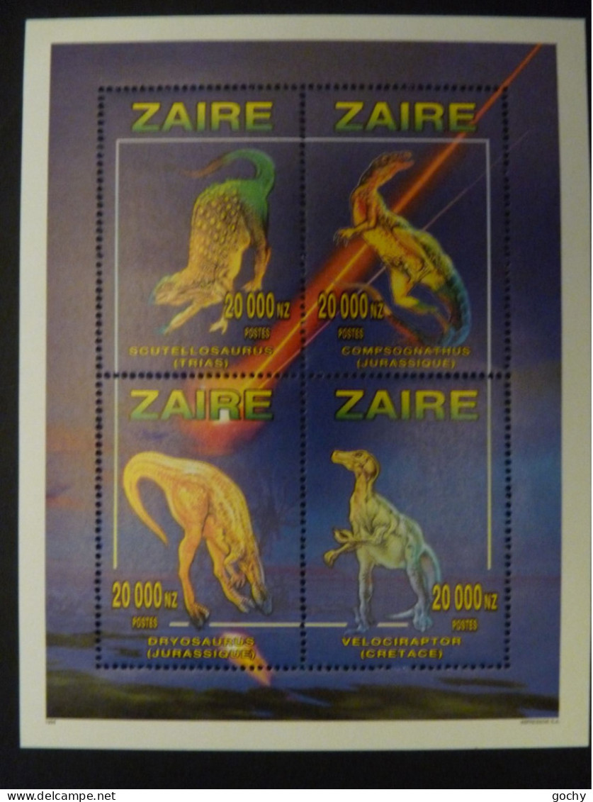 ZAÏRE 1996 : BLOC  BL 71  ** ; CAT : 16,50€ - Unused Stamps