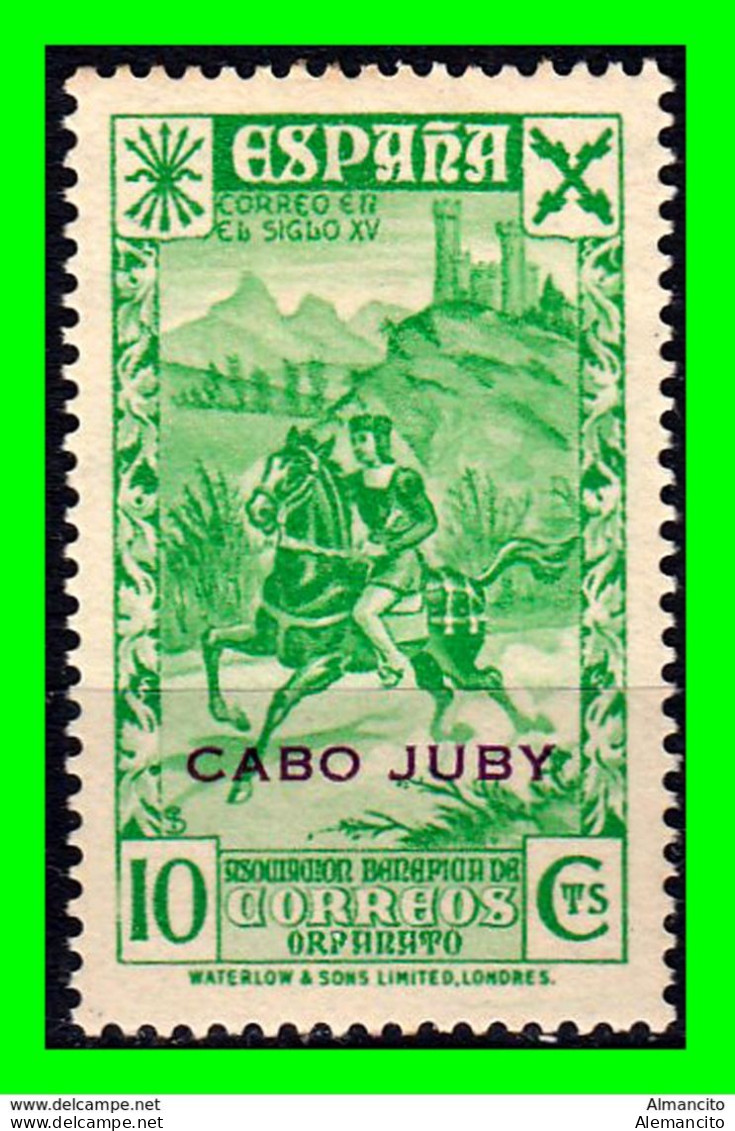 ESPAÑA – COLONIAS ESPAÑOLAS (CABO JUBY AFRICA ) SELLO AÑO 1937 HISTORIA DE CORREOS ( NUEVO ) - Cabo Juby