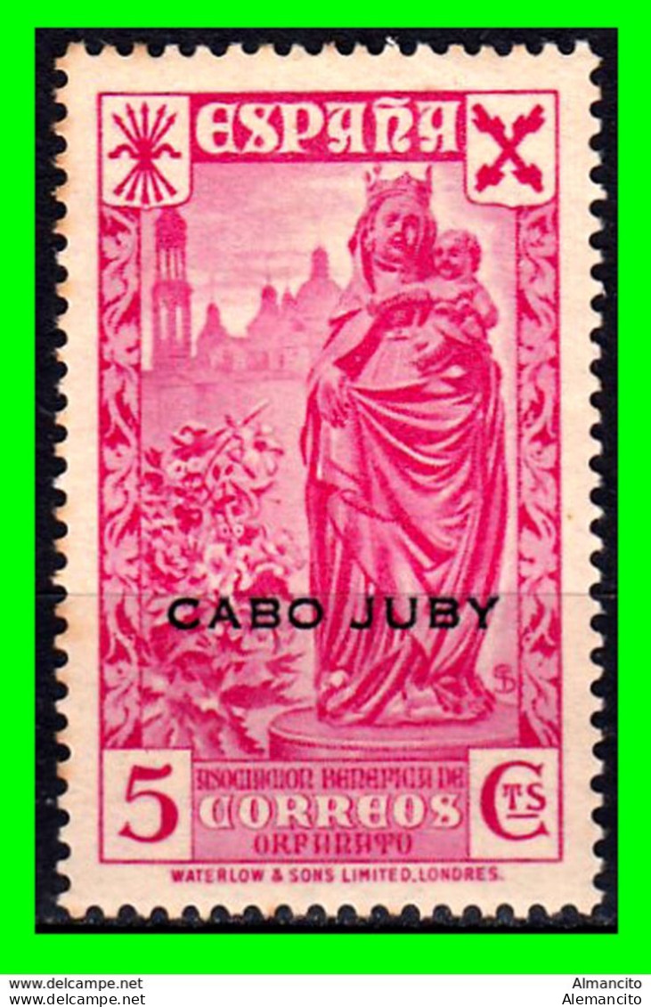 ESPAÑA – COLONIAS ESPAÑOLAS (CABO JUBY AFRICA ) SELLO AÑO 1937 HISTORIA DE CORREOS ( NUEVO ) - Cabo Juby