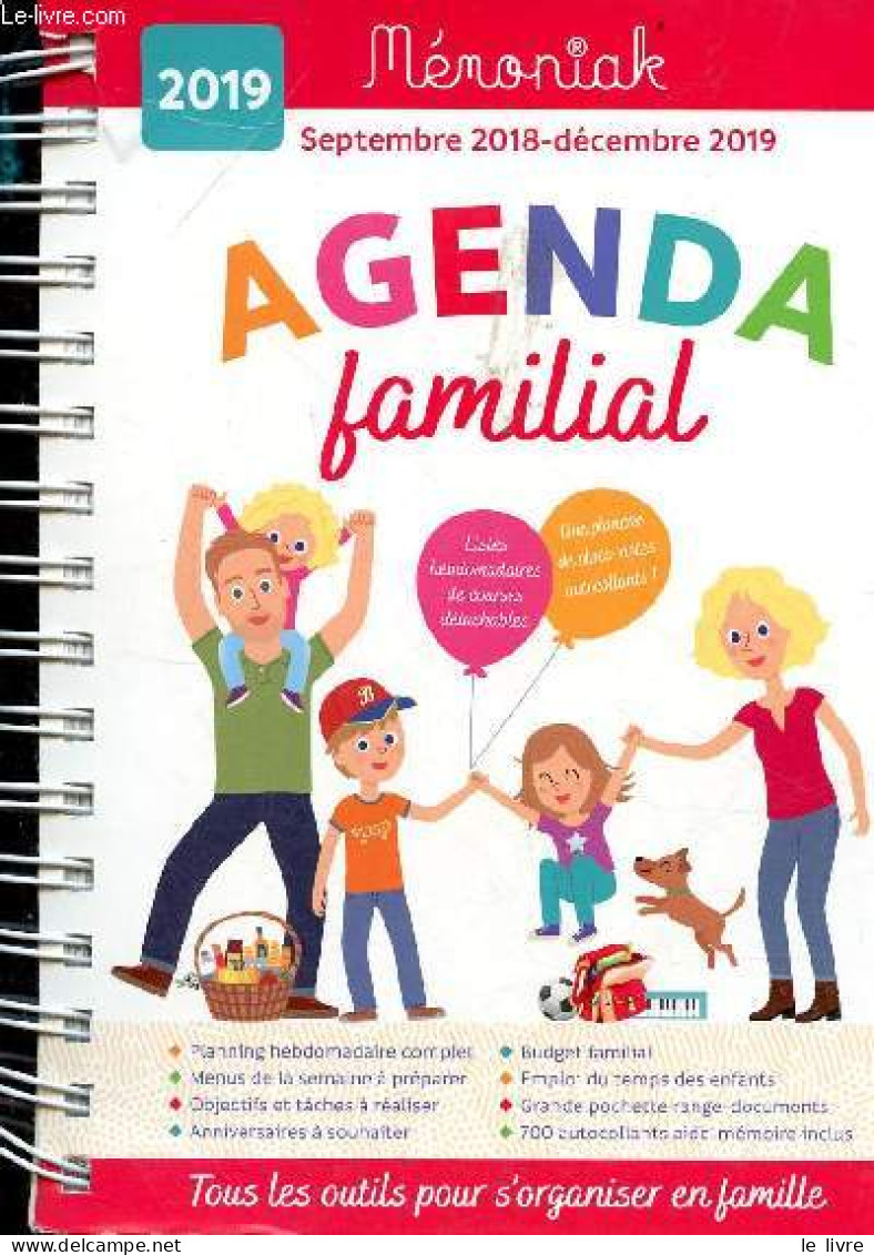 Mémoniak - Agenda Familial Septembre 2018-décembre 2019. - Collectif - 2018 - Blank Diaries