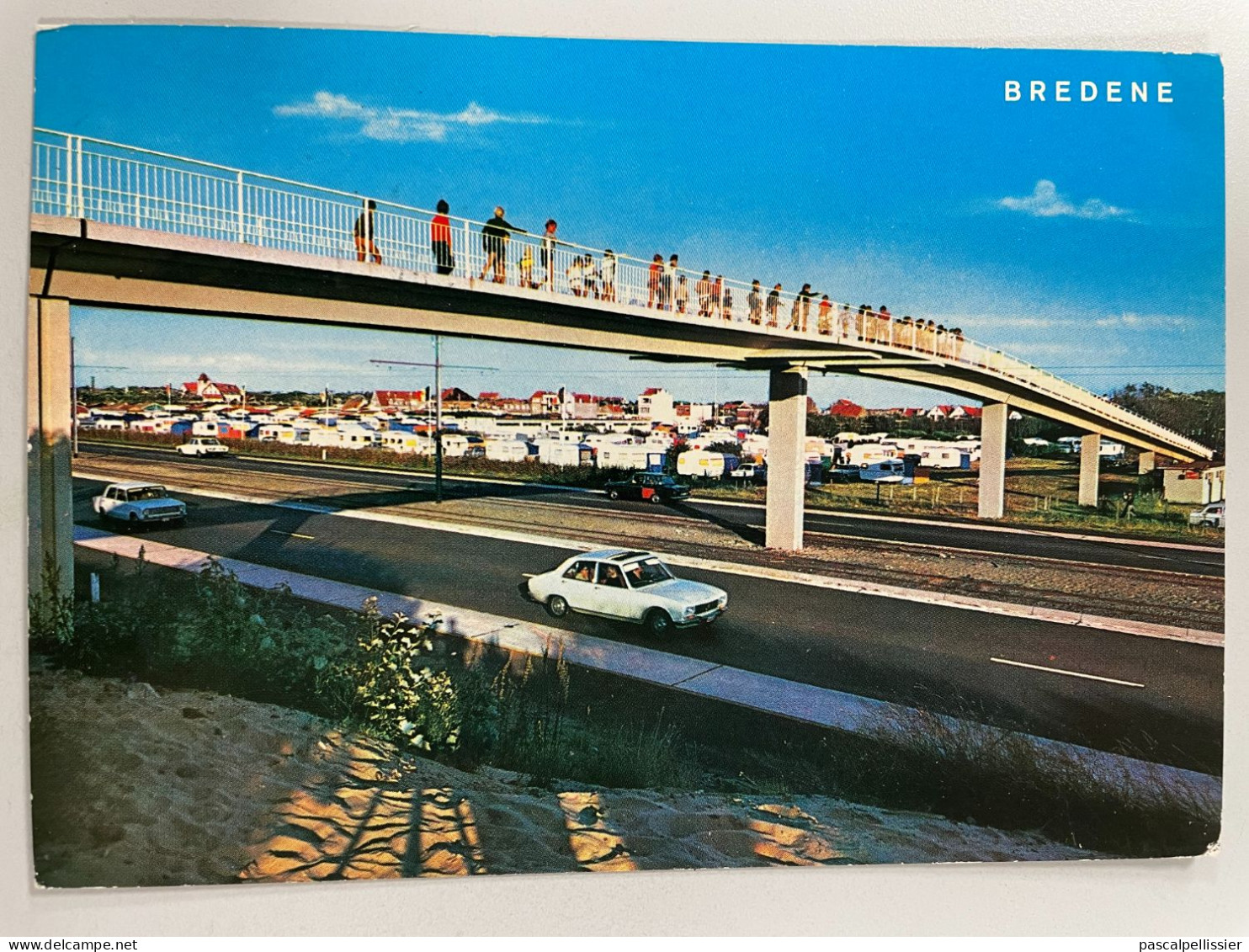 CPM - BELGIQUE - BREDENE Wandelbrug - Pont Piétonnier Automobile - Bredene