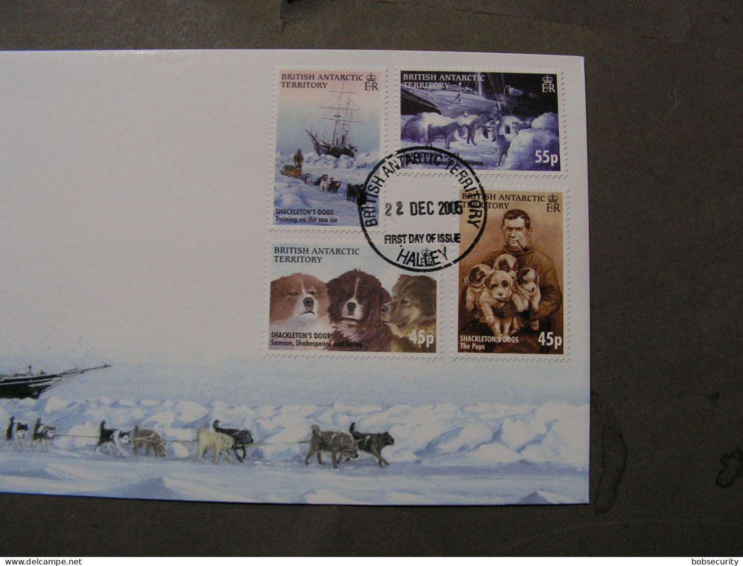 CoBAT 2005 FDC Schackssceleton Dogs - FDC