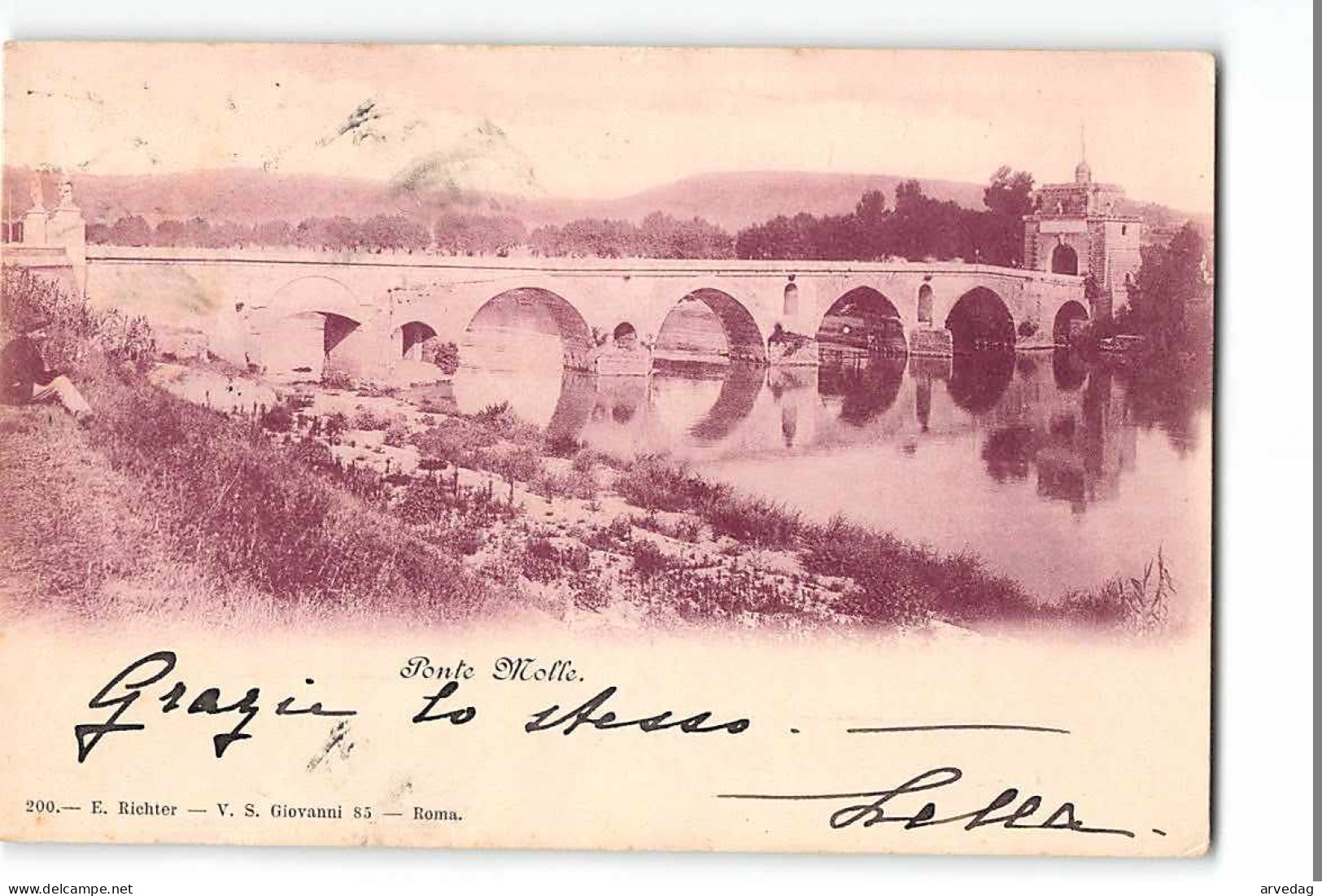 16513 ROMA PONTE MOLLE - Pontes