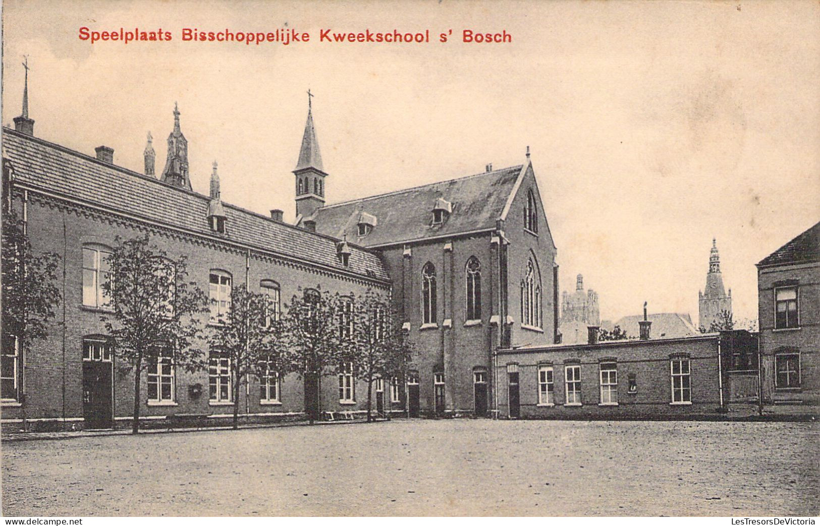 PAYS BAS - Speelplaats Bisschoppelijke Kweekschool S'Bosch - Carte Postale Ancienne - Otros & Sin Clasificación