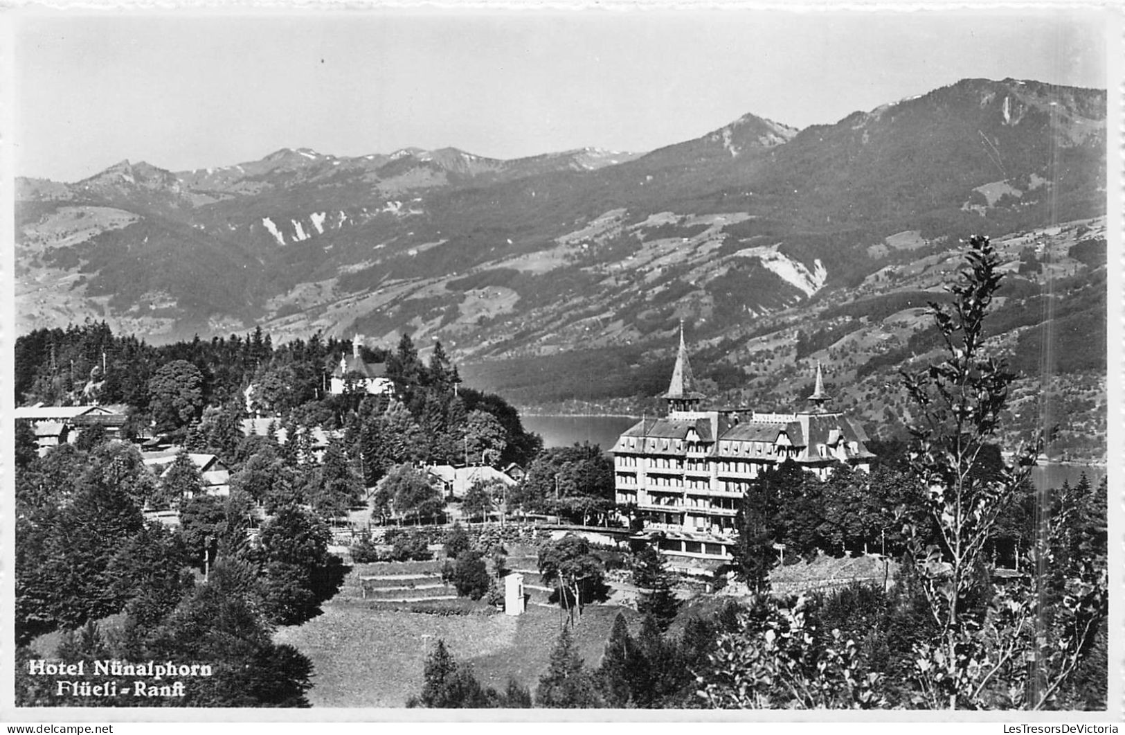 SUISSE - Hôtel Nunalphorn - Flueli = Ranft - Carte Postale Ancienne - Horn