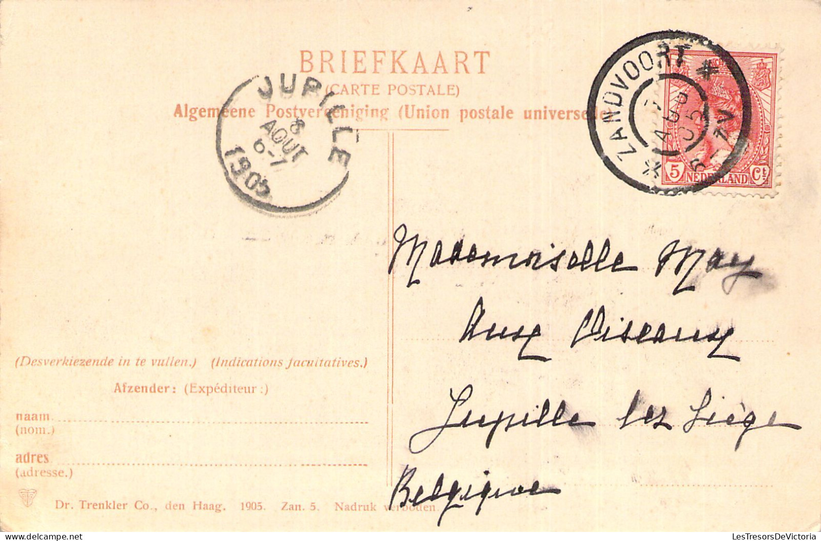 PAYS BAS - ZANDVOORT - Badkantoor - Carte Postale Ancienne - Sonstige & Ohne Zuordnung