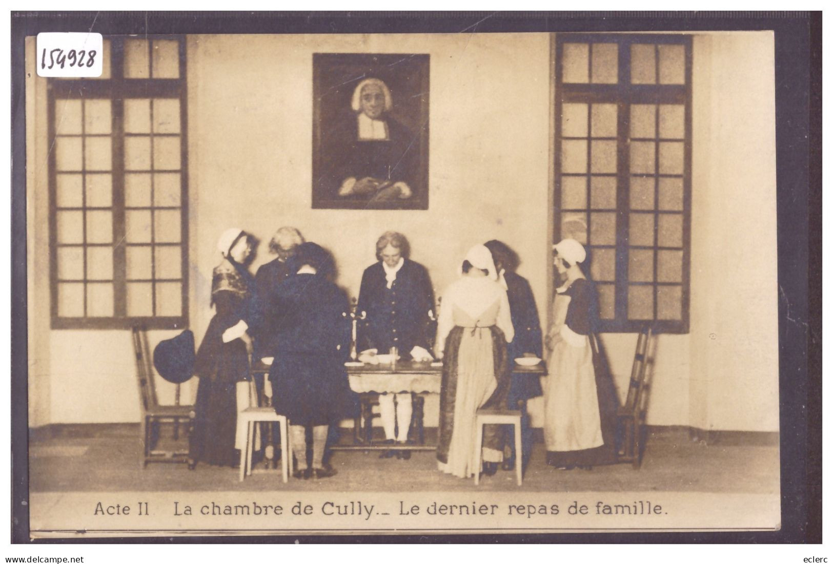 DISTRICT D'ORON - MEZIERES - THEATRE DU JORAT - DAVEL - LA CHAMBRE DE CULLY - TB - Cully