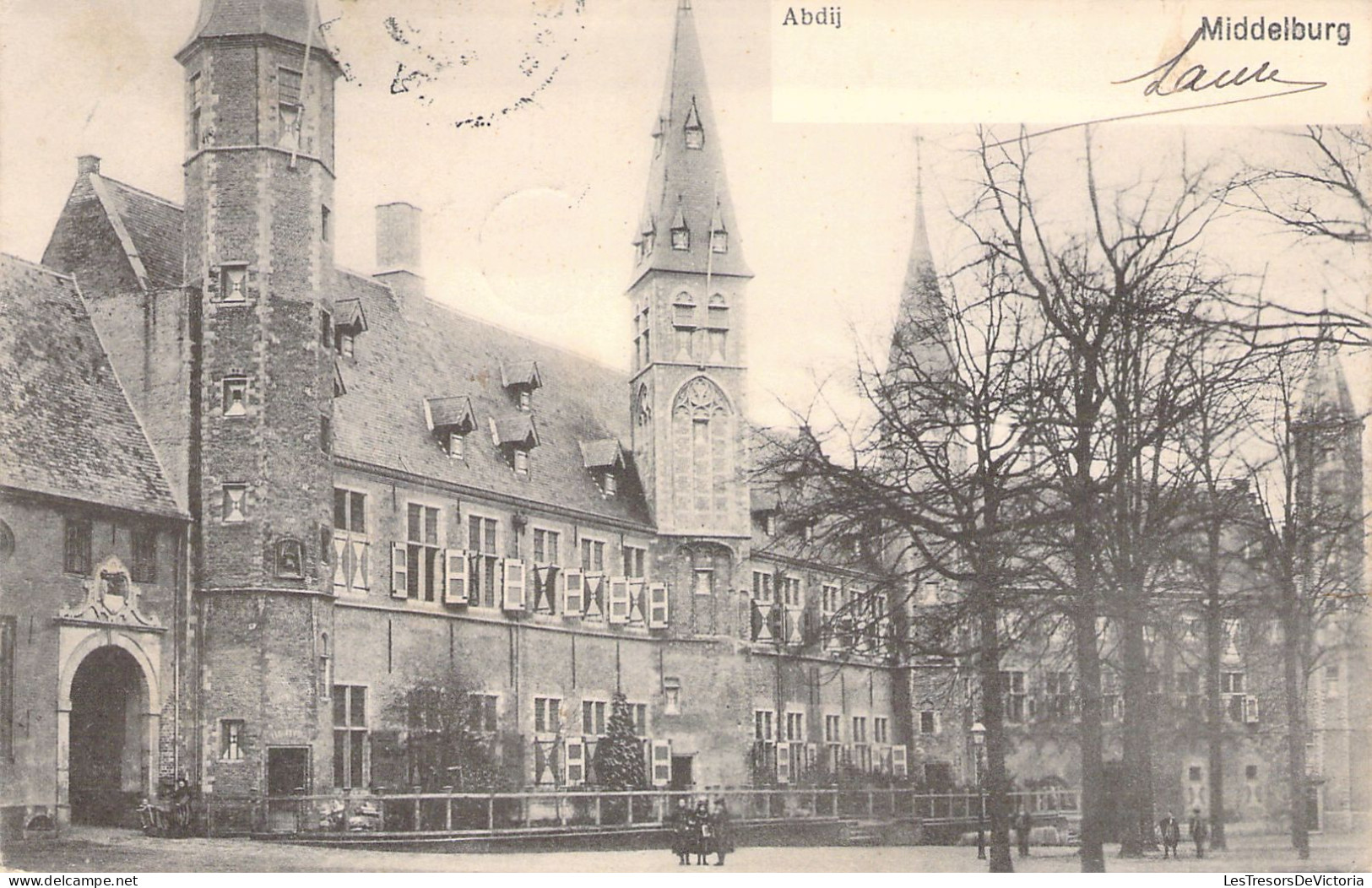 PAYS BAS - Abdij - MIDDELBURG - Carte Postale Ancienne - Sonstige & Ohne Zuordnung