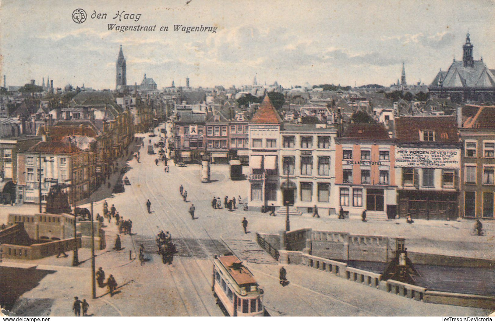 PAYS BAS - Den Haag - Wagenstraat En Wagenbrug - Carte Postale Ancienne - Altri & Non Classificati