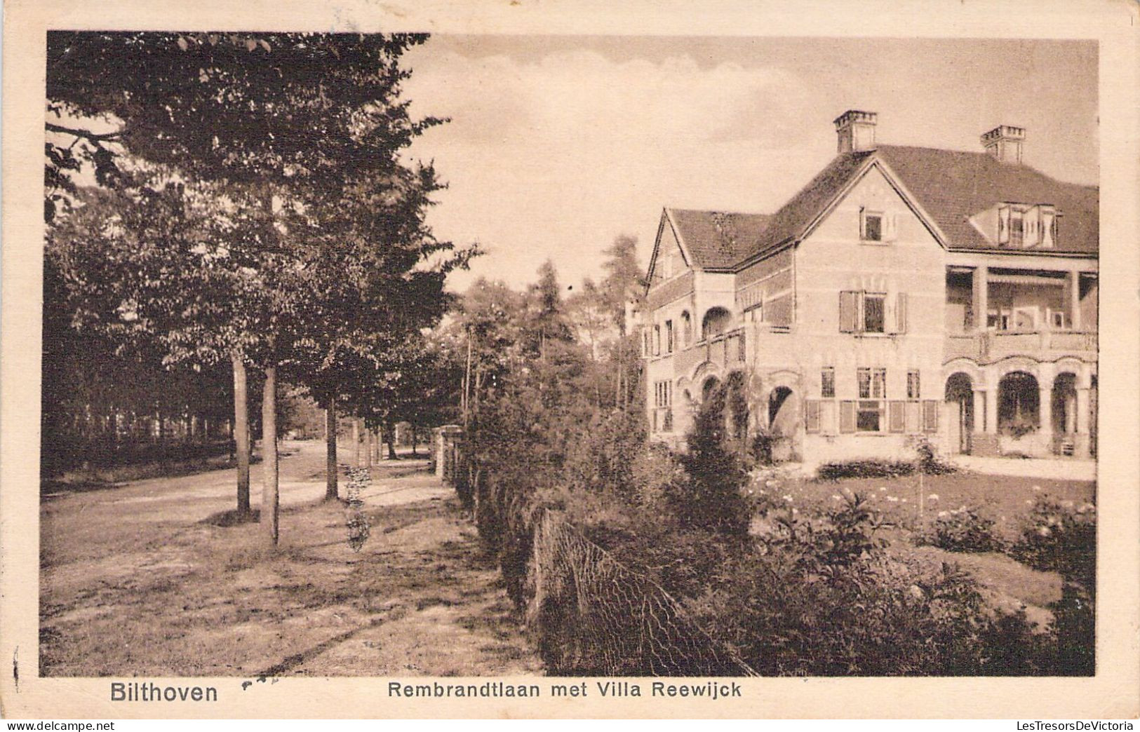 PAYS BAS - BILTHOVEN - Rembrandtlaan Met Villa Reewijck - Carte Postale Ancienne - Altri & Non Classificati