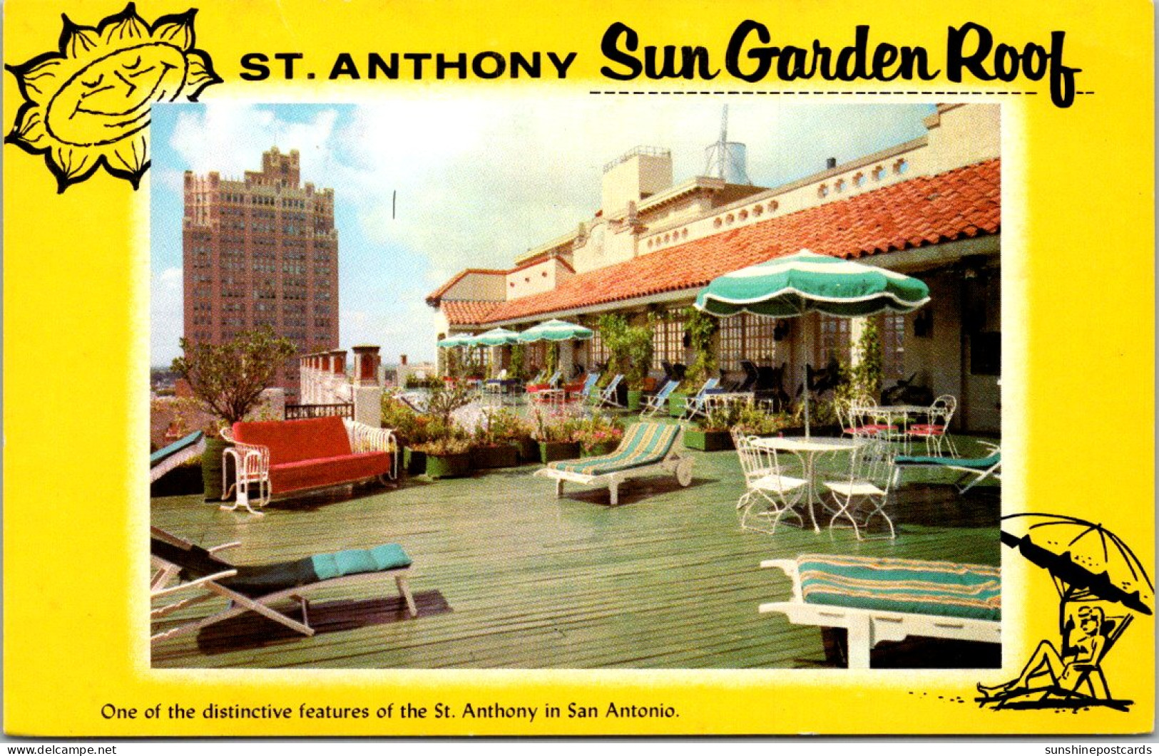 Texas San Antonio St Anthony Hotel The Roof Garden - San Antonio