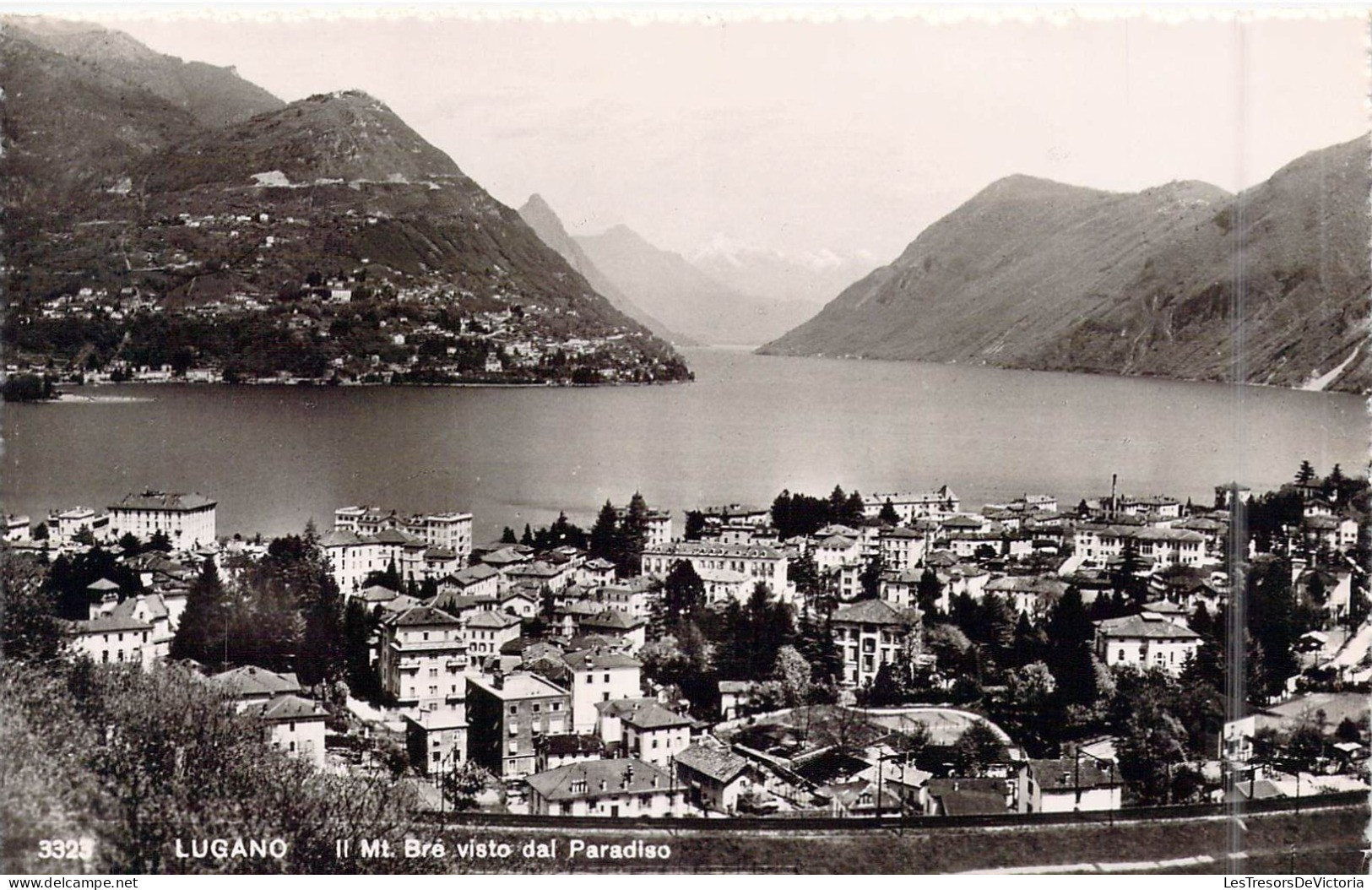 SUISSE - Lugano - Bré Visto Dal Paradiso - Carte Postale Ancienne - Lugano