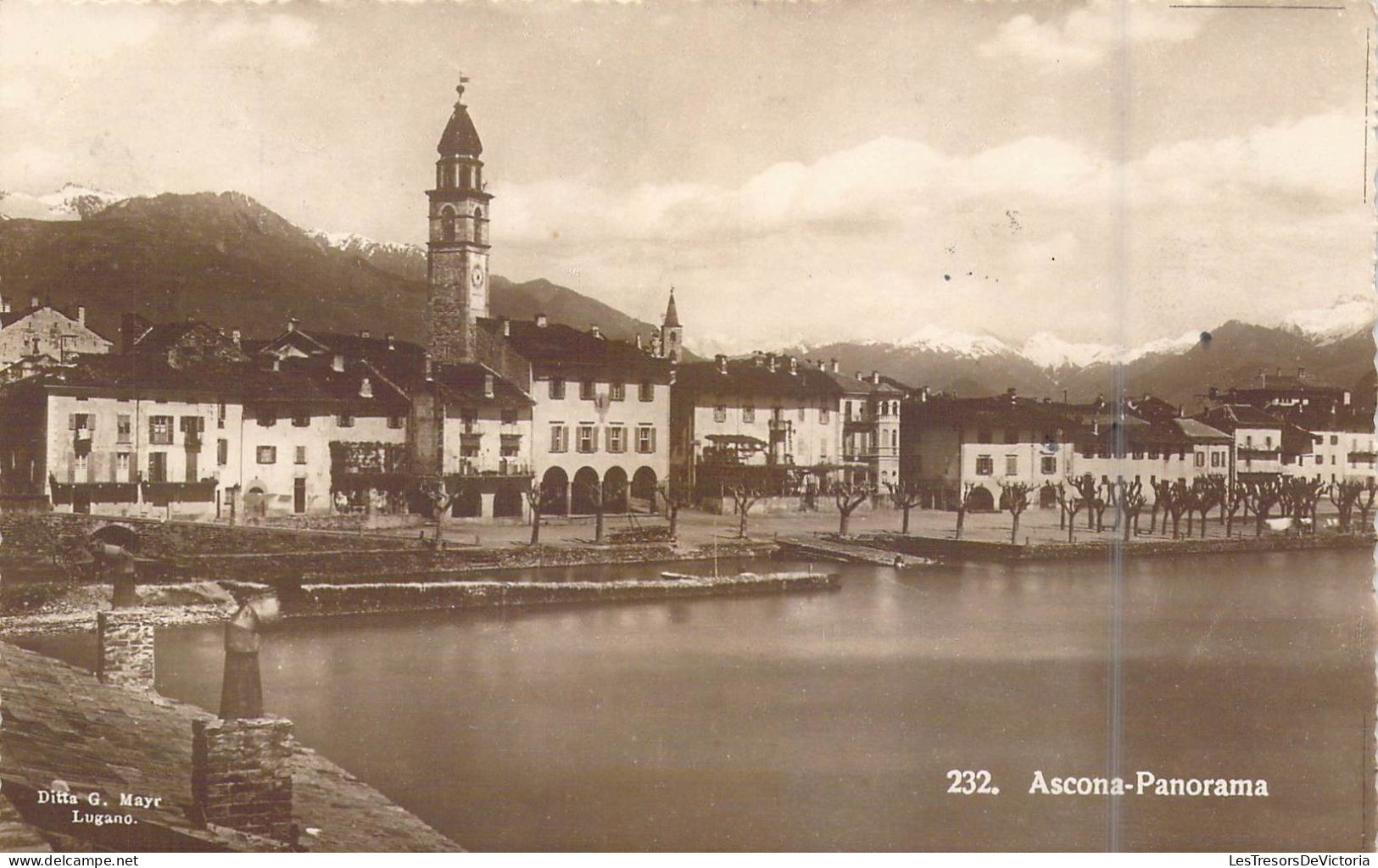 SUISSE - Ascona - Panorama - Carte Postale Ancienne - Ascona