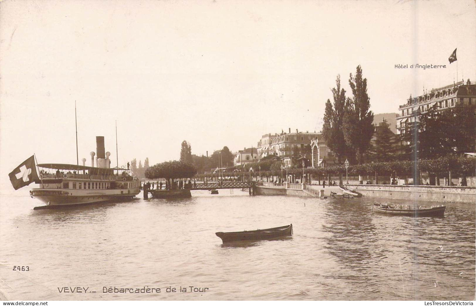 SUISSE - Vevey - Débarcadère De La Tour - Carte Postale Ancienne - Vevey