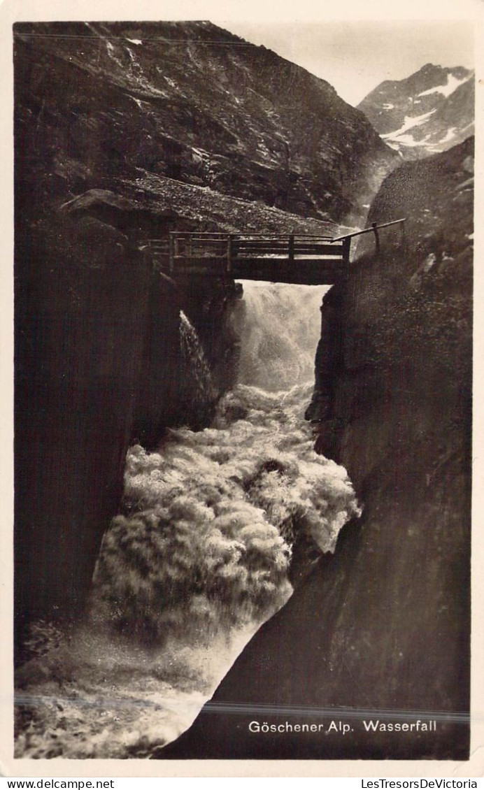 SUISSE - Goschener Alp - Wasserfall - Carte Postale Ancienne - Autres & Non Classés